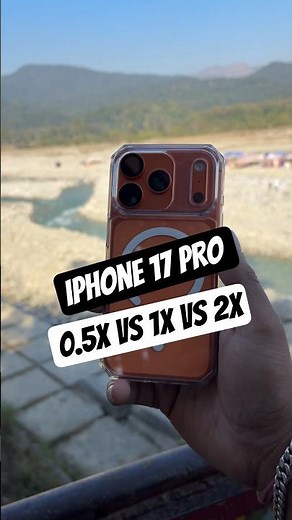 iPhone 17 Pro Camera Test: 0.5x vs 1x vs 2x 📸
