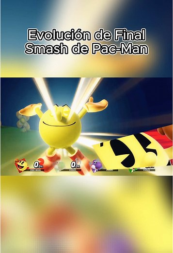 Evolución del Smash Final de Pac-Man en Smash Bros