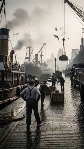 London docks 1950s #timetravel #london #shadwellbasin #lifeisbutadream