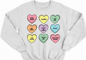 Conversation Hearts - Free SVG Files