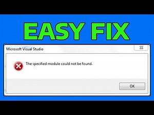 How To Fix The Specified Module Could Not Be Found... RunDLL Startup Error