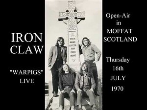 IRON CLAW WARPIGS LIVE 1970