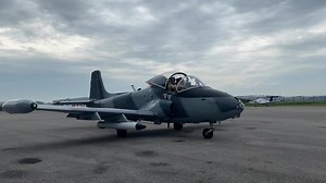 Taxiing out for the last display of the season Southport Air Show #classicjet #hawardenairport #BAC167 | Strikemaster Display UK