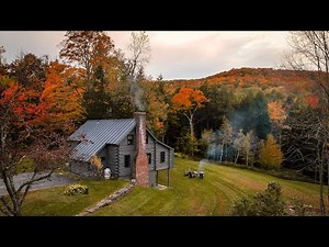 [KAB-IN] Tour - A Woodstock Vermont Modern Log Cabin Getaway