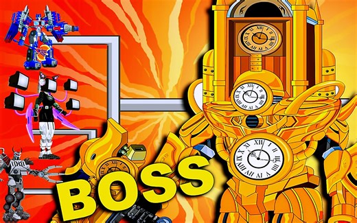 坦克世界：第82届BOSS争霸赛，泰坦钟表侠VS擎天柱机器人