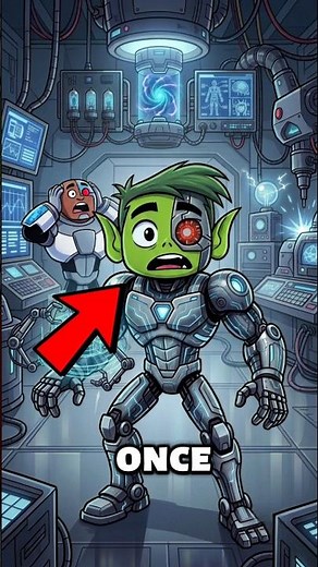Beast Boy Became a CYBORG?! 😱 The Dark Story of Scar Man | Teen Titans Go!