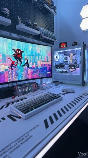 All white set-up #pcsetup #pcgaming