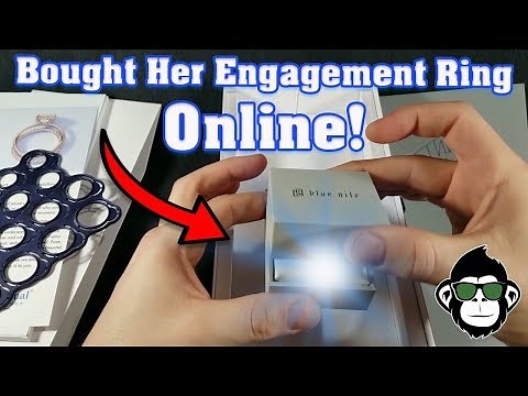 Buying An Engagement Ring ONLINE From Blue Nile | Unboxing & Review