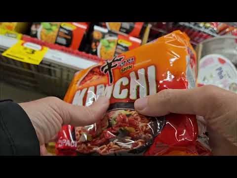 Instant Noodles Kimchi Taste 🍜 | Supermarket Food Review #SnackHuntTV