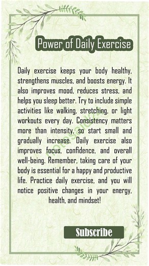 Power of Daily Exercise | Learn English Through Listening | English for Beginners #english