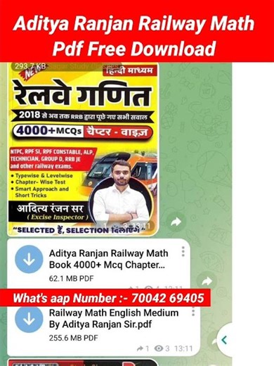 aditya ranjan sir railway math book pdf free download | aditya ranjan sir railway math book review