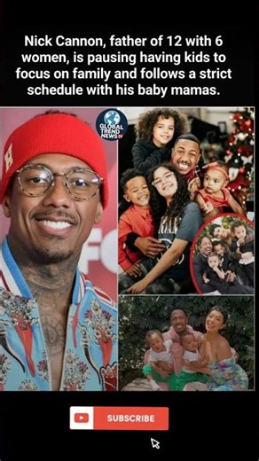 “Nick Cannon Pauses Baby-Making, Focuses on Big Family”#FamilyFirst #CelebrityLife #BabySchedule