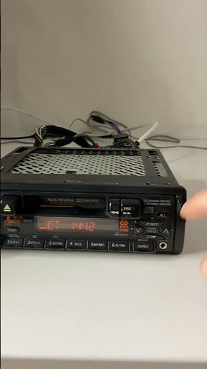 1990s Panasonic Car Cassette Radio Player + Bluetooth Retrofit