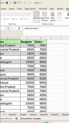 Freeze Top Row in Excel | Keep Headers Visible While Scrolling #excel #excelformula