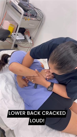 🔥🔥LOWER BACK WAS STIFF!🔥🔥 LISTEN TO THE SOUND OF THIS LUMBAR ADJUSTMENT! She felt this DEEP! 😆 Practitioner: Dr Sholeen Chand (Monday, Tuesday, Wednesday, Thursday & Friday) 0296327708 YouTube: @drsholeenchandEssw Monday- Friday 10am -7pm For appointments book online via the booking link in bio! (Full Permission was obtained from the persons in this video prior to posting on social media platforms. This is a small snippet of the actual treatment.) (Note: our clinic does not believe in Adjus