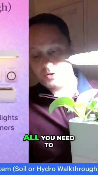 If starting seeds feels complicated, try growing in pods. Seed pods make it simple: • Drop seeds into the pod • Add water • Place under a grow light That’s it. Pods hold moisture, support roots, and make transplanting easier later. They’re one of the fastest ways to start greens, herbs, and small plants indoors. Perfect for beginners or anyone who wants a low-maintenance setup. Join our live demo where we show how to start seeds in pods and move them into full systems. #SeedPods #IndoorGardenTip