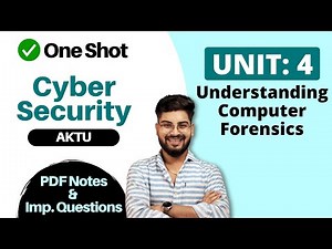 Cyber Security Unit 4 One Shot ✅ BTech 2nd Year 🔥 AKTU PDF Notes, Important Questions & PYQs