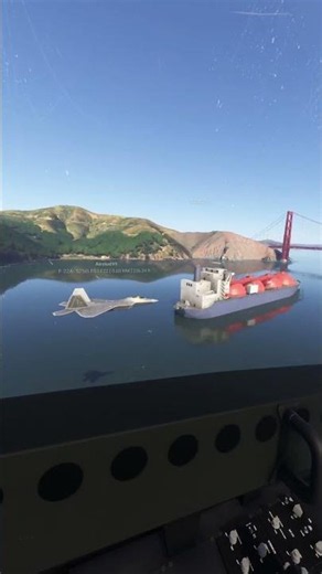 F-22 VR Formation Under the Golden Gate | Microsoft Flight Simulator 2024 #msfs2024 #vr #f22raptor