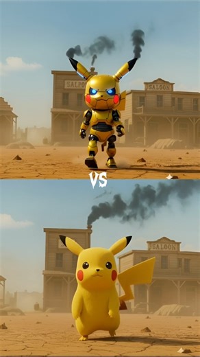 Robotic Pikachu vs Pikachu, Meowth, Bulbasaur, Lucario, Raichu & Purple Dragon! #shorts #viralshorts