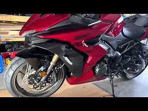 2024 Suzuki GSX-S1000 GT first oil change, service reset and fairing removal