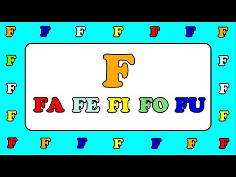 FAMÍLIA SILÁBICA DO F - FA FE FI FO FU