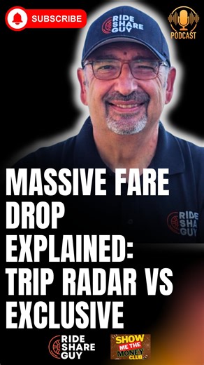 Massive Fare Drop Explained: Trip Radar vs Exclusive . . . . . . #therideshareguy #ridesharedriver #rideshare #rideshares | The Rideshare Guy