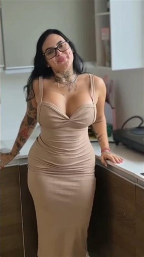 Nude Ribbed Bustier Midi Dress#shorts