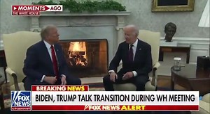 Biden and Trump meet at the White House. | Lesotho Tribune