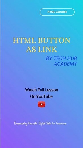 How to make HTML Buttons as links #htmlbuttons #html #htmlmadesimple #coding #visualstudiocode #fyp
