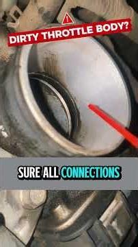 Dirty Throttle Body Can Cause Problems! Here's How to Clean It #cartips #carmaintenance #autorepair