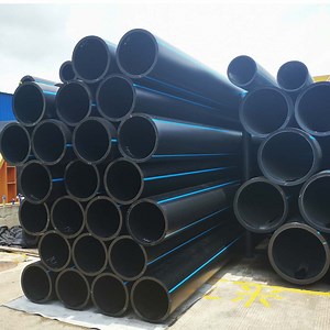 [Hot Item] Pn16 Pn20 200mm 400mm HDPE Pipe with Flange Plastic Tube for Water Supply