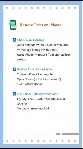 📱 Deleted Text Messages? Here’s How to Recover Them on Any Device!#textmessage #sms