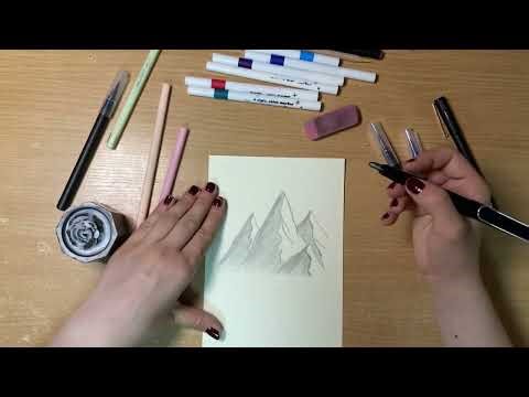 How to Draw Mountains | Easy Step-by-Step Tutorial for Beginners