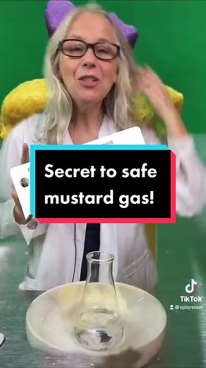 Safe Homemade Version of Mustard Gas: Science Experiment