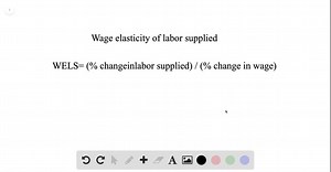 SOLVED:What is the formula for the wage elasticity of labor supply?