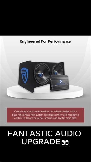 🔥 RV12.2B 1200W Dual 12" Car Subwoofer Enclosure + Mono Amplifier + Amp Kit 🔥