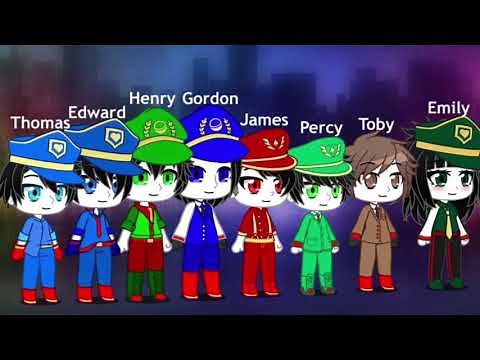 I made Thomas and Friends engines, road vehicles, and rolling stock on Gacha Club