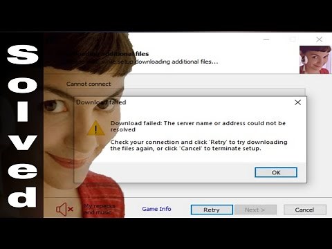 Download failed: The server name or address could not be resolved | How to fix fitgirl repack easily