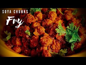 Soya chunks fry [Healthy Soyabean Recipe for weightloss] | Meal maker recipe | Soya bean fry
