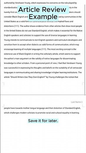 Article Review Example on “Should Writers Use They Own English” by Vershawn Young