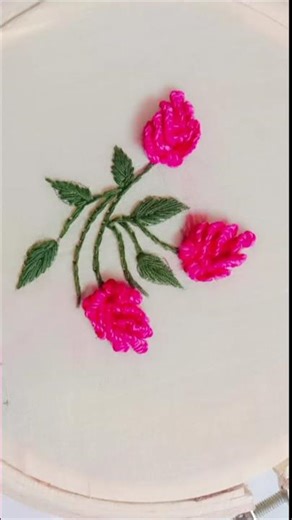 Unique Flower Embroidery Design | Easy Hand Embroidery for Beginners | Beautiful Floral Pattern