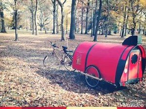 DIY Bicycle Camper Caravan Trailer The Rocketeer