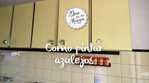 Tutorial para pintar azulejos de cocina o baño 😉 #tutoriales #cocina #baños #deco #ideas #hazlotumismo #pintura #azulejos | Deco Por Dos Mangos