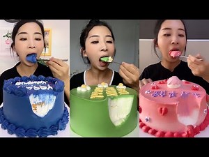 [ASMR] Dessert Mukbang (Cream Cake) 디저트 먹방 🍰 | Eating Sounds