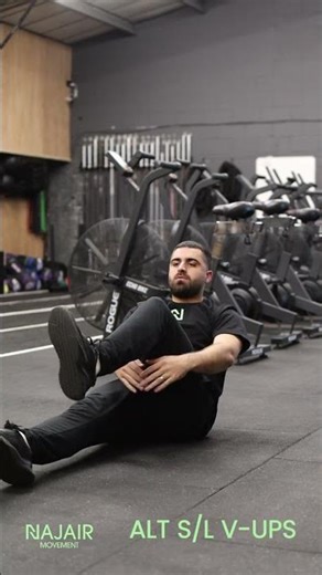 Alternating Single Leg V-Ups