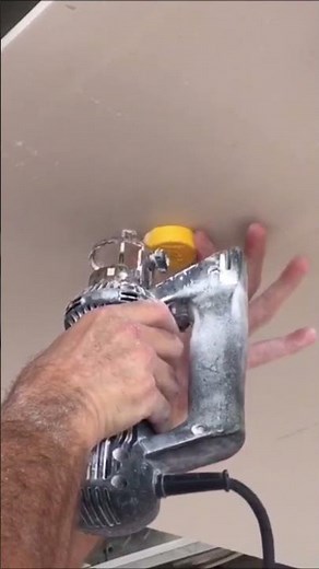 Easy Way To Mark And Cutout Can Lights On New Drywall! NO MEASURING!