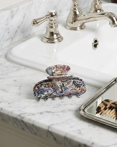 Colorful Paisley Acetate Hair Clip – Tapestry Patterned Hair Barrette – Boho Mosaic Hair Accessory – Artistic Gift for Her - Etsy UK