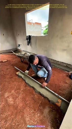 L'Art de Niveler le Ciment : Comment la Précision Crée des Fondations Solides