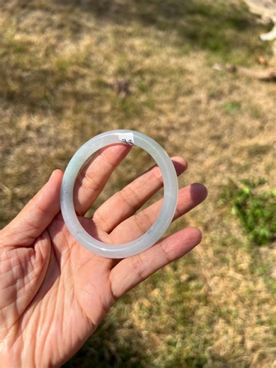 Translucent 100% Natural Grade A Jadeite Jade 57mm Bangle Bracelet B631 - Etsy