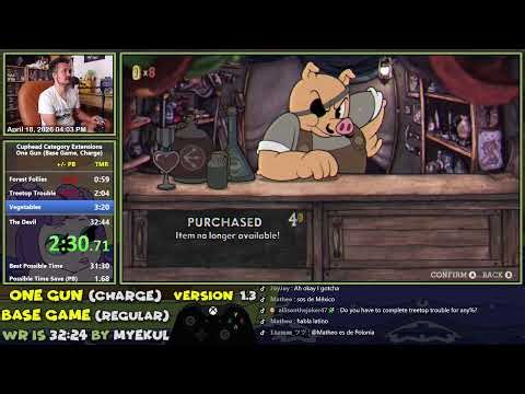 Cuphead Charge WR Attempts